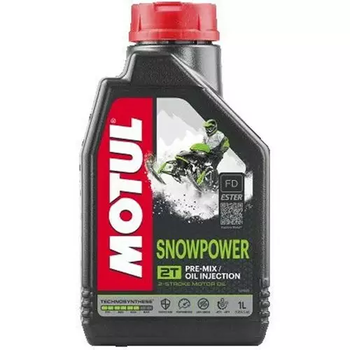 Motul SnowPower 2T-Öljy 1L - Pienkoneöljyt - 3374650005577 - 1