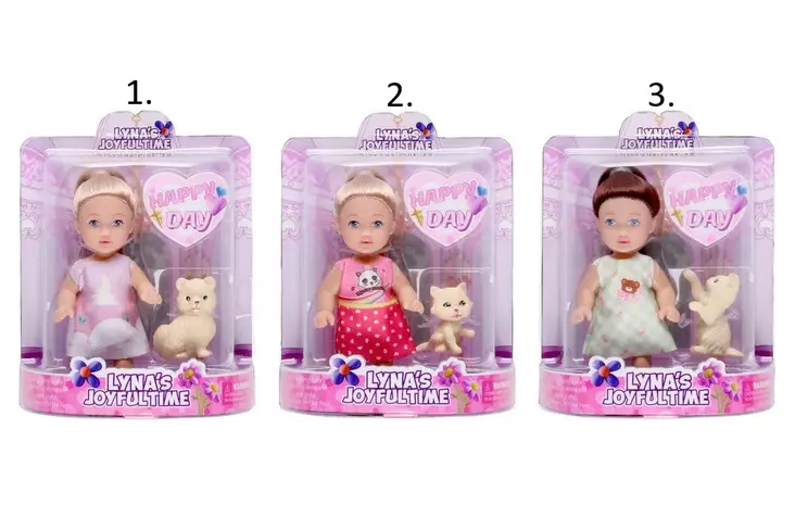 Muotinukke ja lemmikkihahmo 11 cm, lajitelma - Nuket ja tarvikkeet - 6410416533117 - 1