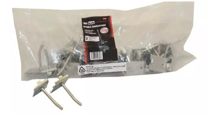 Myymälä-/reikälevypiikki 5x50mm, 30 kpl - Työkaluseinät - 6430032156897 - 1