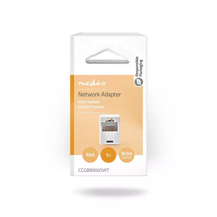 Nedis CAT5e RJ45 n-n jatkoliitin muovi - Verkkokaapelit - 5412810424597 - 1