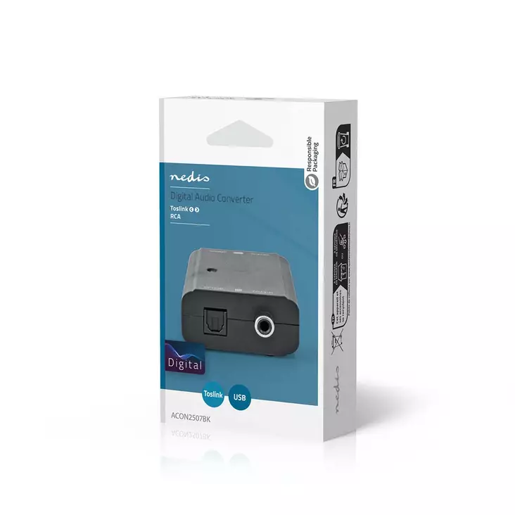 Nedis digitaalinen Audiomuunnin - Audiokaapelit - 5412810327447 - 1