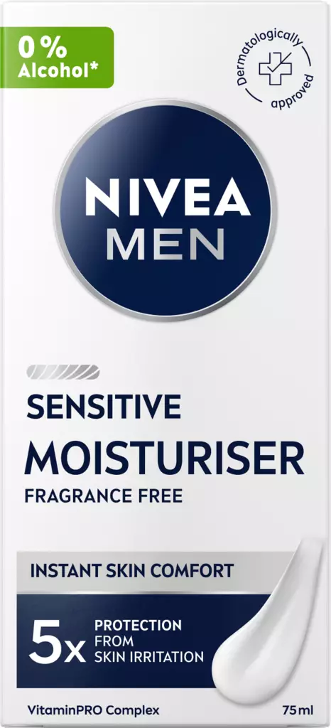 Nivea Men Sensitive Moisturiser 75ml - Miesten kasvovoiteet - 5025970023397 - 1