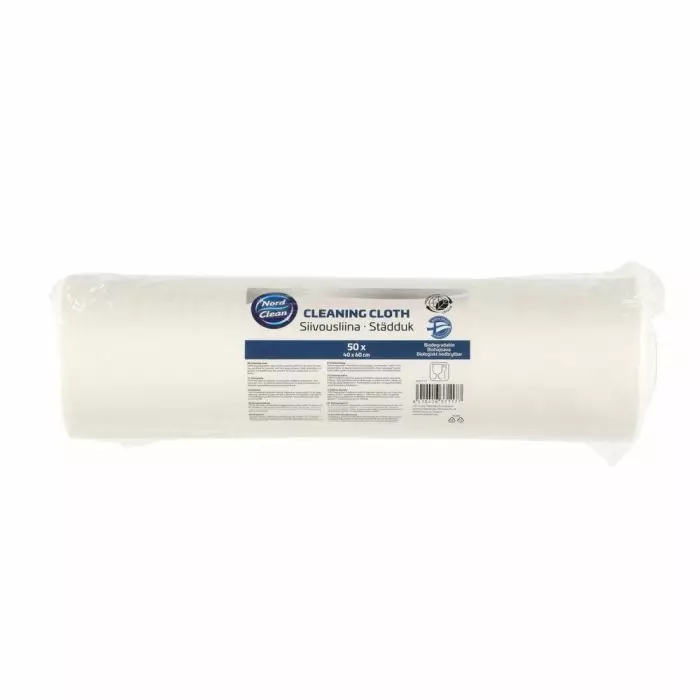 Nord Clean yleisliina rullassa 50 arkkia - Pölyhuiskat ja siivousliinat - 6410416371177 - 1