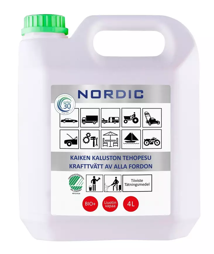 Nordic kaiken kaluston pesuaine 4L - Esipesuaineet - 4740020102327 - 1