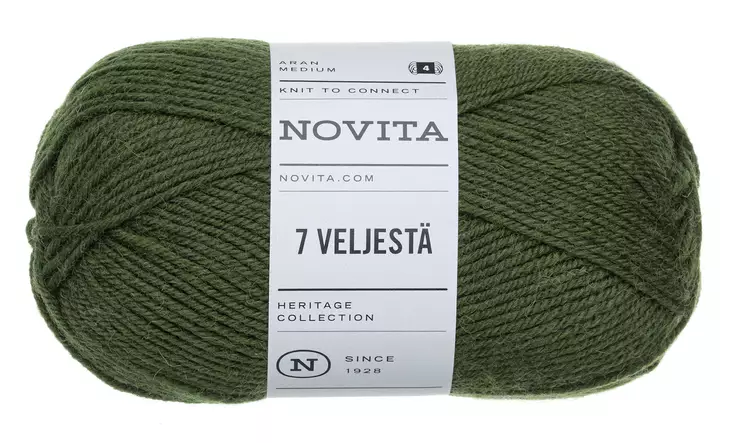 Novita 7 Veljestä Kuusikko 391 100g - Langat - 6412618201337 - 1
