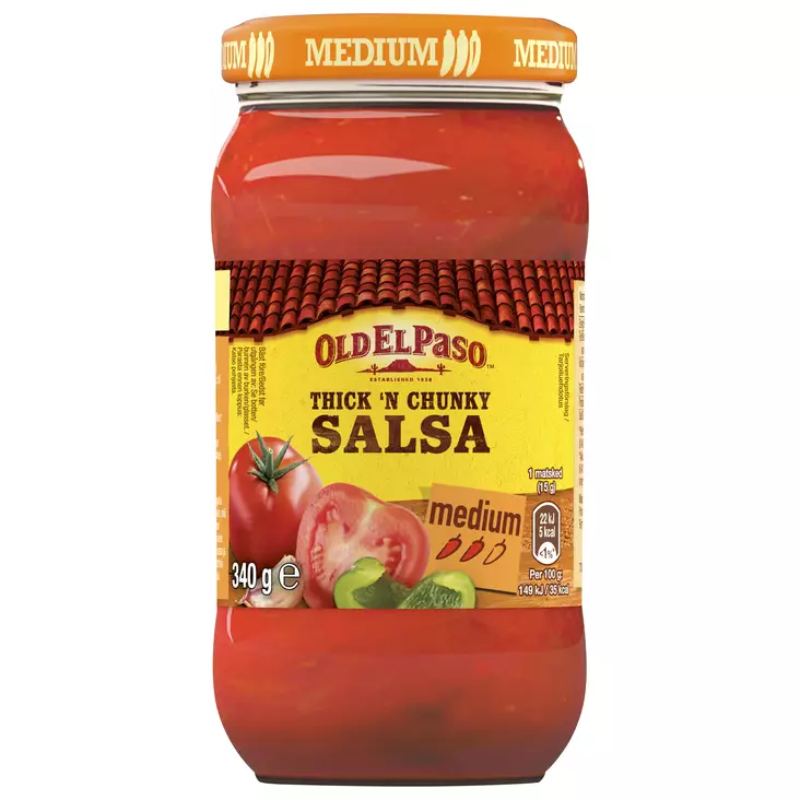 Old El Paso Thick´n Chunky salsa medium - Texmex-kastikkeet - 8410076400017 - 1
