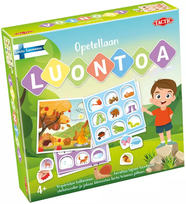 Opetellaan luontoa - Lautapelit ja seurapelit - 6416739582177 - 1