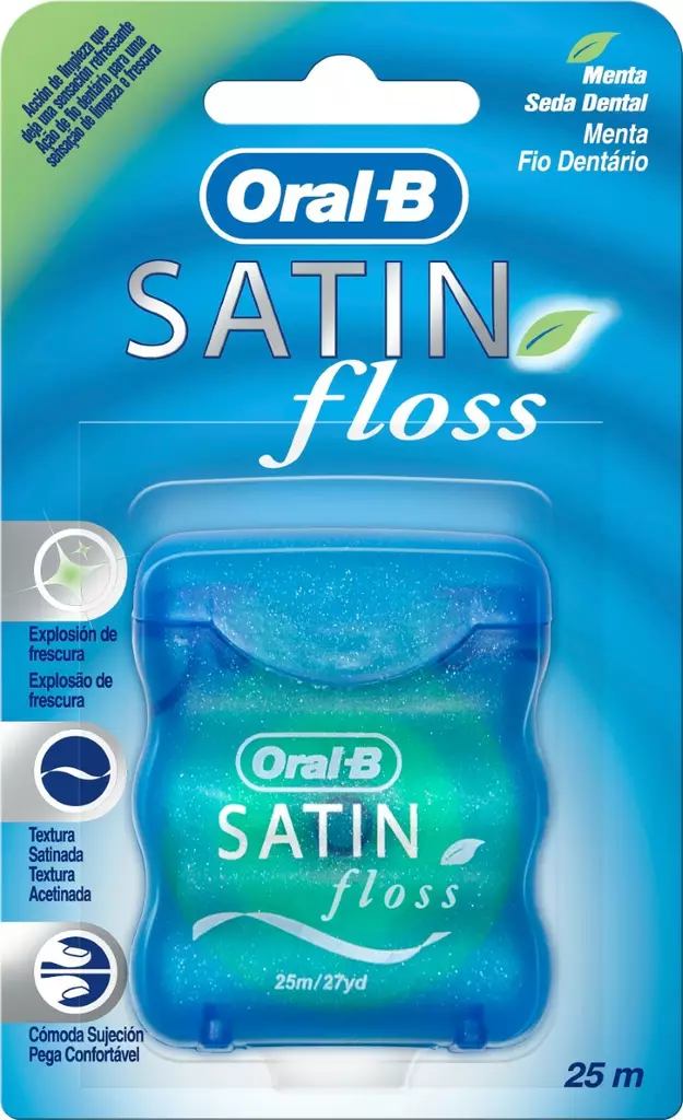 ORAL B SATIN FLOSS HAMMASLANKA - Hiustenhoito ja hiuskoristeet - 5010622017947 - 1