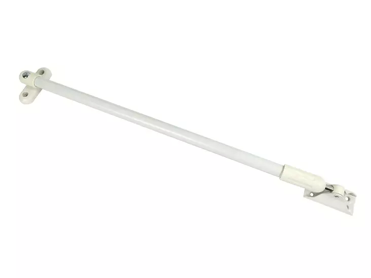 Ovijarru teräs / muovi / valkoinen 475-825 mm - Ovenkahvat ja helat - 6414675083727 - 1