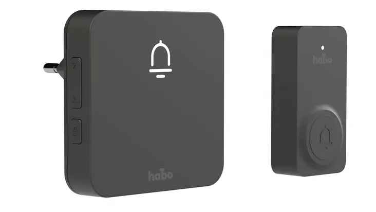 Ovikellosarja Nordic johdoton musta - Muut sähkötarvikkeet - 7317900311857 - 1