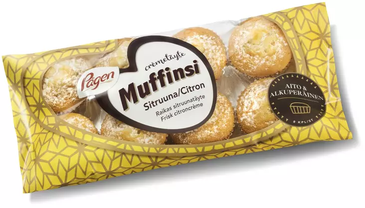 Pågen Crémetäytemuffinsi sitruuna 280g - Elintarvikkeet - 7311070373127 - 1