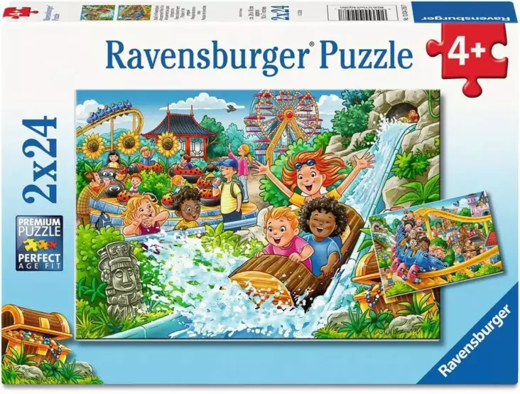 Palapeli 2X24 palaa amusement park - Palapelit ja pulmapelit - 4005555042587 - 1