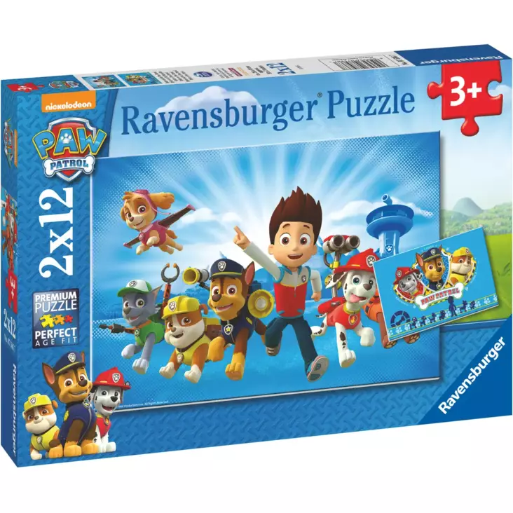 Palapeli Paw Patrol 2x12palaa - Palapelit ja pulmapelit - 4005556075867 - 1
