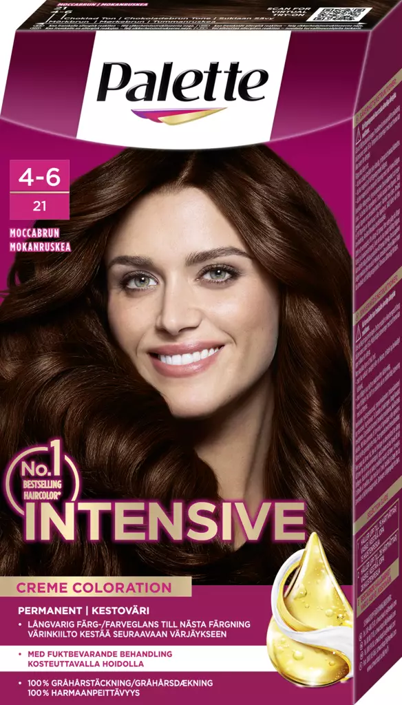 Palette 4-6 Mocca Brown kestoväri - Hiusvärit - 7332531122917 - 1