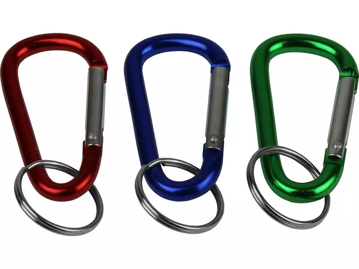 Palohaka avainrenkaalla 6x60mm 3kpl - Lukot,lukitus ja nivelsalvat - 6414676004707 - 1