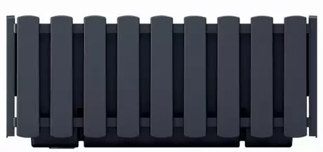 Parvekelaatikko Boardee Fencycase 40 cm, Antrasiitti, 80x180x162 mm - Muoviruukut - 5905197360997 - 1