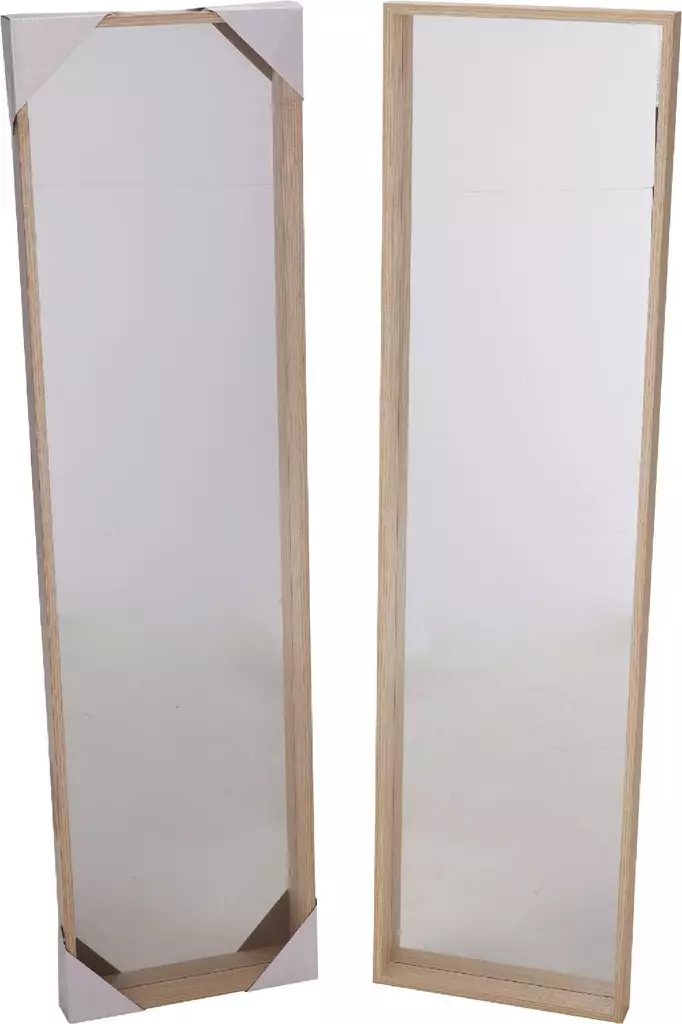 Peili vaaleapuu kehys 150cm - Peilit - 8721461106897 - 1