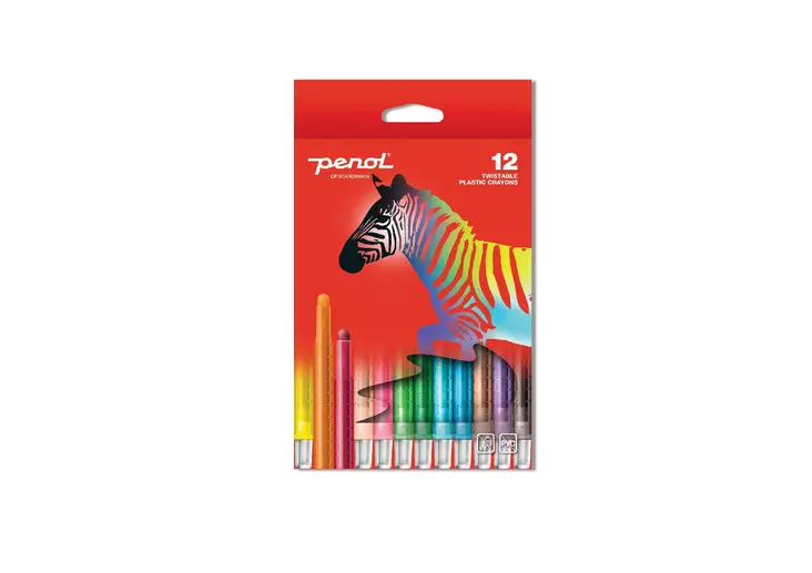 Penol Twister Crayons 12kpl vahaliidut - Tussit, kuitukynät ja korostuskynät - 5701113001827 - 1