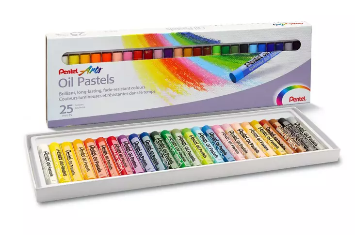 Pentel Pastelliliitu 25kpl - Muut askartelutarvikkeet - 4711577003597 - 1