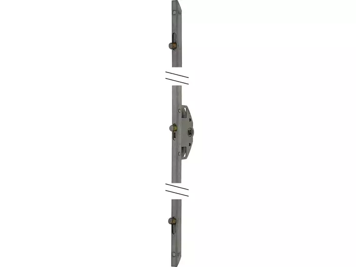 Pitkäsulkija 77 teräs / sinkitty / symmetrinen, rullatelki 12 / 1800 mm - Ovenkahvat ja helat - 6414675147467 - 1