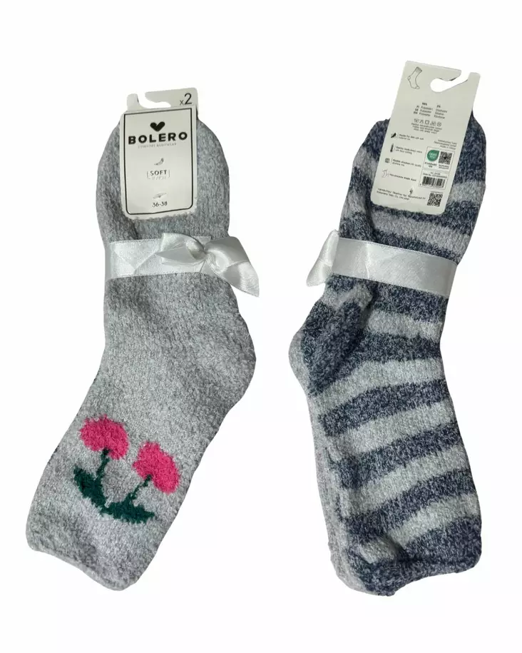 Pörrösukka super-soft 2kpl/pkt 36-38 - Naisten sukat ja sukkahousut - 8697112334097 - 2