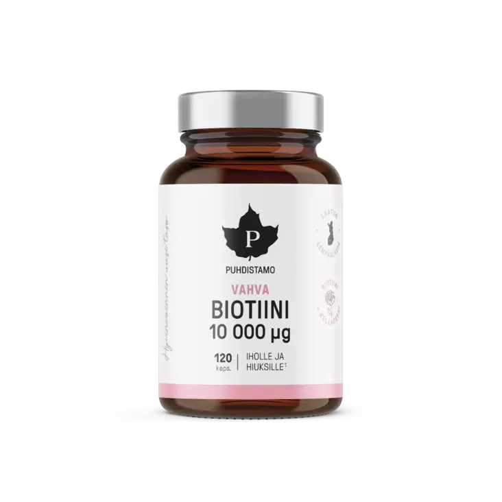 Puhdistamo Vahva Biotiini 120kaps - Vitamiinit ja mineraalit - 6430028420247 - 1