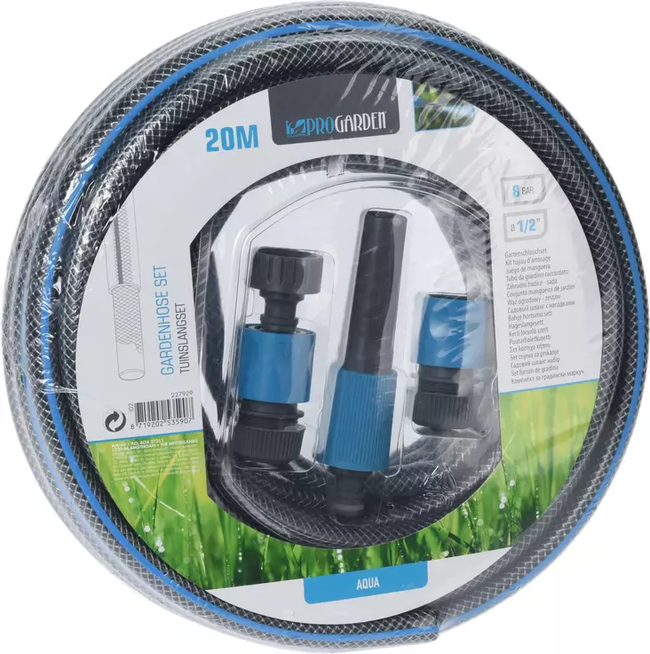 Puutarhaletku 20m 15mm + liittimet - Puutarhaletkut - 8719202535907 - 1
