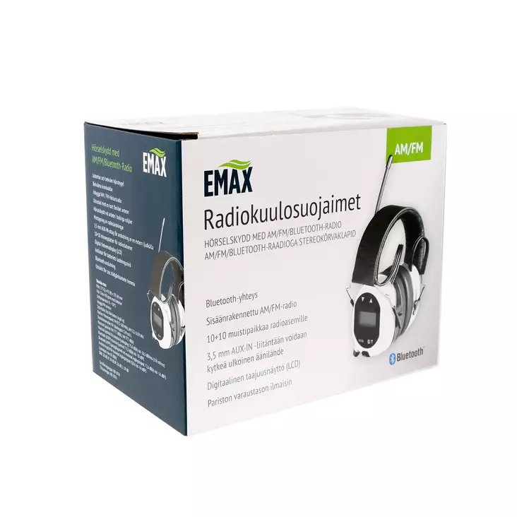 Emax Radiokuulosuojaimet Bluetooth AM/FM AUX Digitaalinen - Henkilösuojaimet - 6430050627287 - 1
