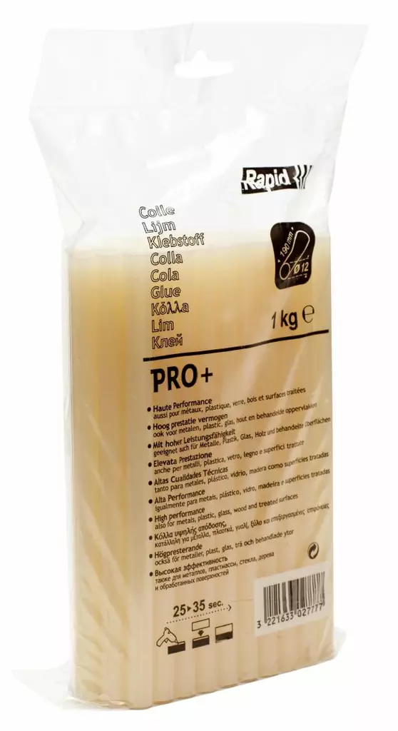 Rapid liima 12 MM 1 KG pro+ korkealaat. - Muut liimat - 3221633027777 - 1