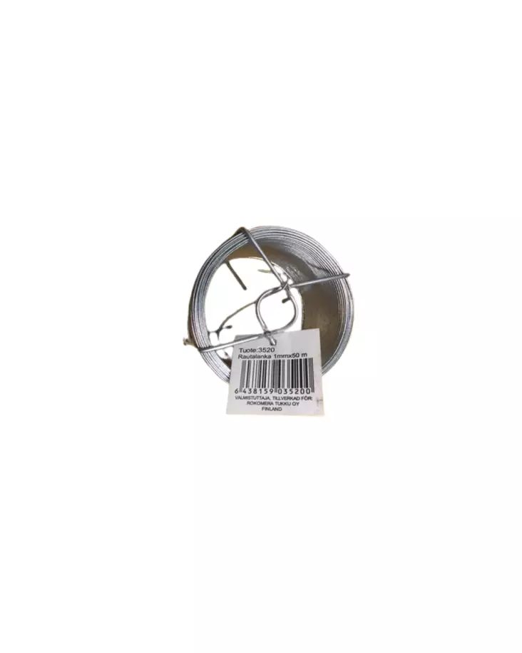 Rautalanka 1,5m X 50m kuumagalv. - Kettingit, vaijerit ja rautalangat - 6438159320177 - 1