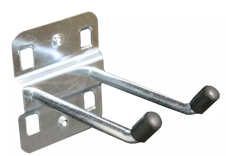 Reikälevyn kaksoispiikki 6x75mm, 5 kpl - Työkalupakit, hyllyt ja säilytys - 6430074693527 - 1