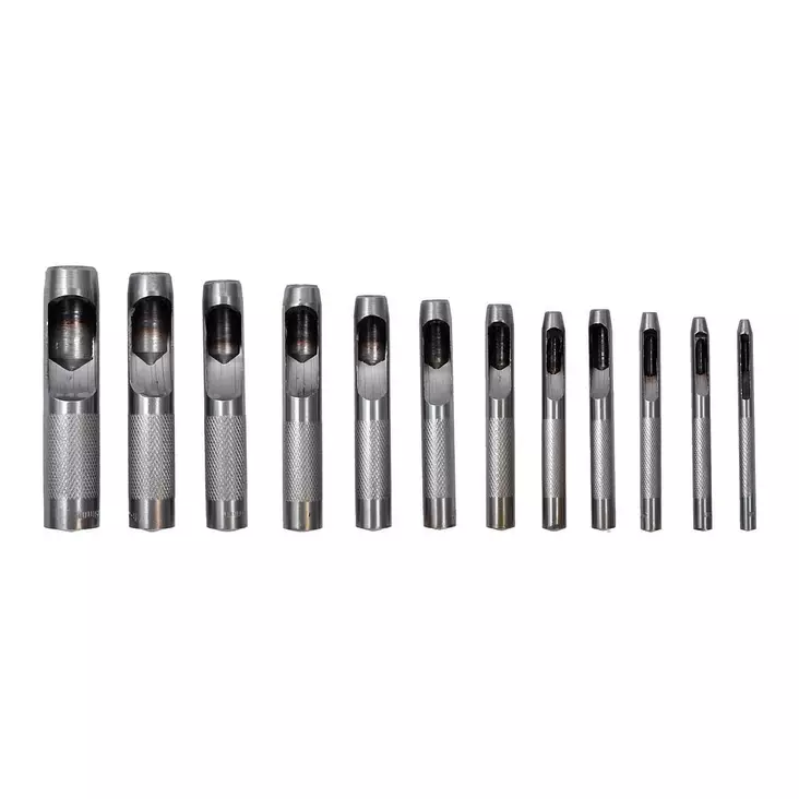 Finbullet Reikämeistisarja 12 osaa 3-19 mm - Tuurnat,puikot ja meistit - 6430017706567 - 1