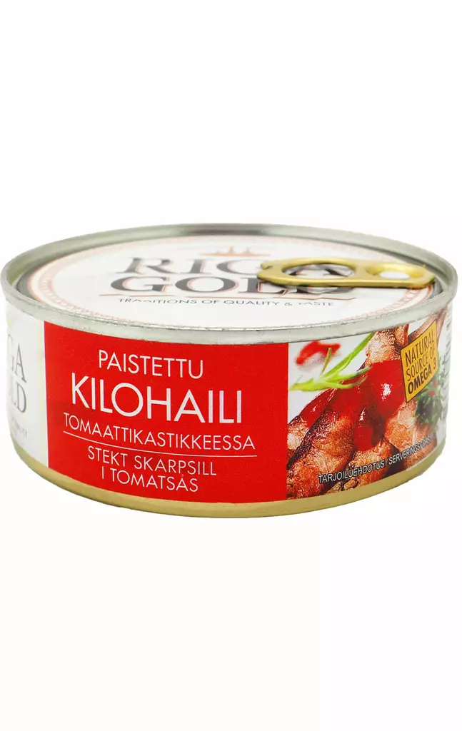 Riga Gold Paistettu kilohaili tomaattika - Elintarvikkeet - 4750265000647 - 1