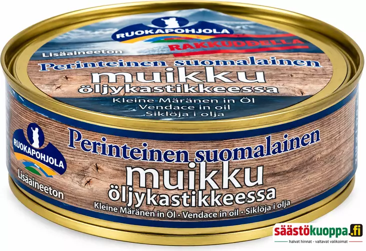 Ruokapohjola muikku öljy 210g - Kalasäilykkeet - 6430014438027 - 1