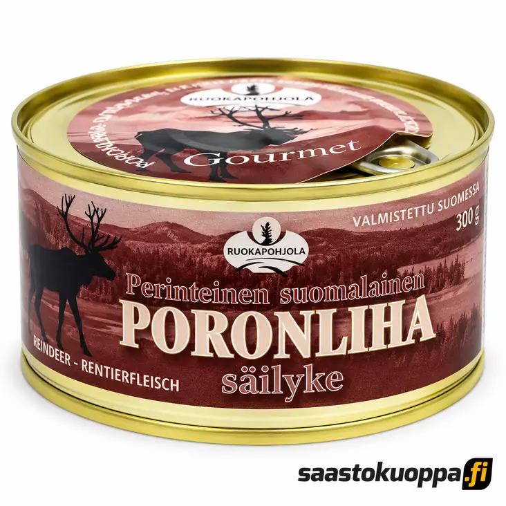 Ruokapohjola Poronlihasäilyke 300g - Elintarvikkeet - 6430014430137 - 1