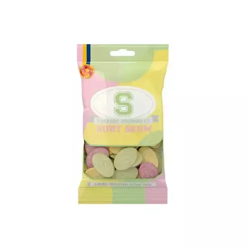 S-märke kirpeä Hedelmävaahto 70g - Karkit - 7350039457607 - 1