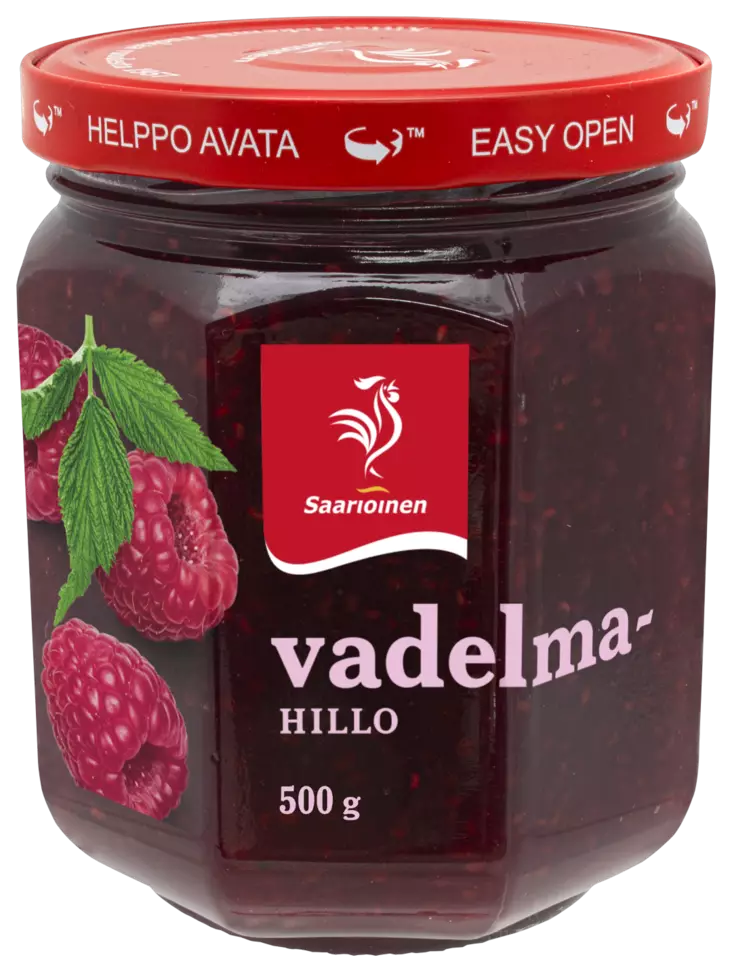 Saarioinen vadelmahillo 500g - Säilykkeet, hillot ja marmeladit - 6412000016327 - 1