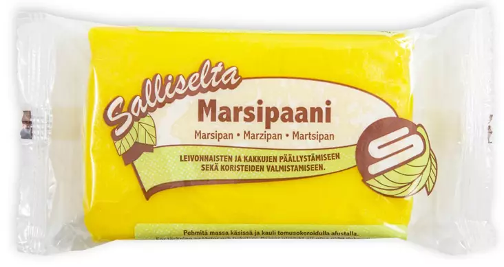Sallinen marsipaani keltainen 250G - Muut leivontatuotteet - 6436501000937 - 1