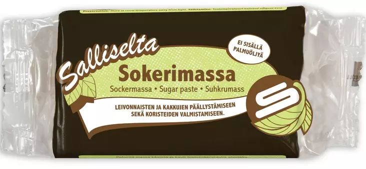 Sallinen sokerimassa musta 250G - Muut leivontatuotteet - 6436501037377 - 1