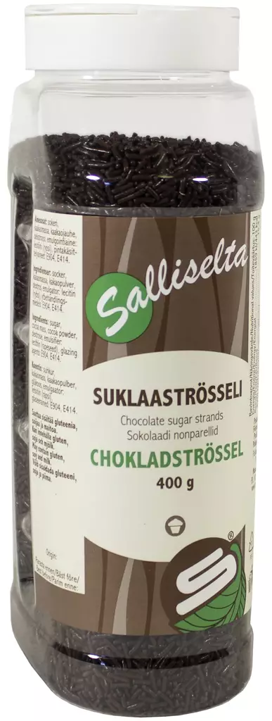 Sallinen Suklaaströsseli 400g - Kuivatuotteet ja leivonta - 6436501005857 - 1