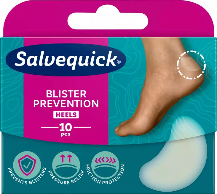 Salvequick Rakkolaastari 10kpl Foot Care - Desifiointi ja laastarit - 7310616022307 - 1