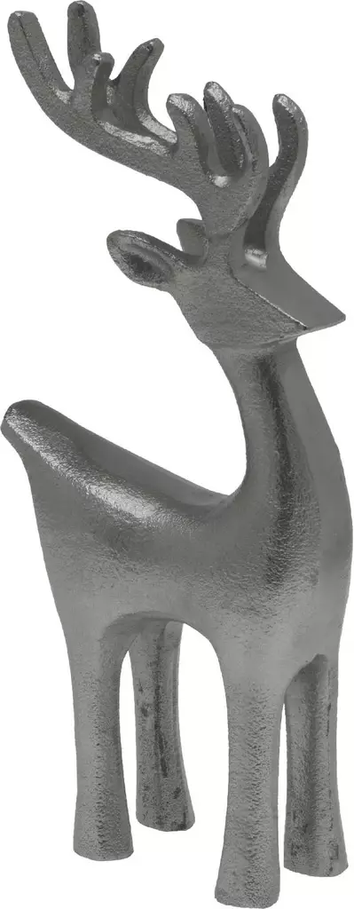 Seisova poro 22cm hopea - Sisustusesineet - 8721037122207 - 1