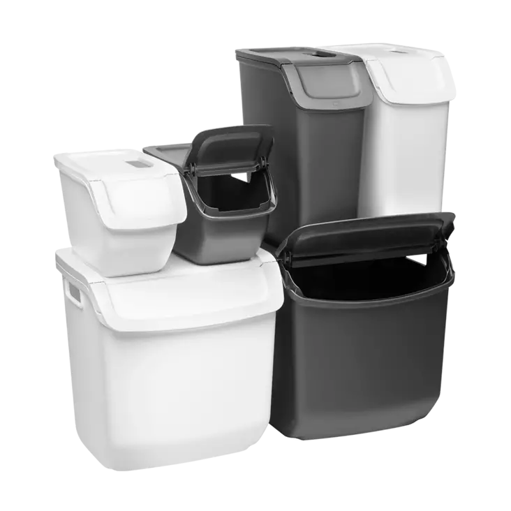 Sini Kierrätysastia l valkoinen - Keittiön jäteastiat - 6423800035807 - 1