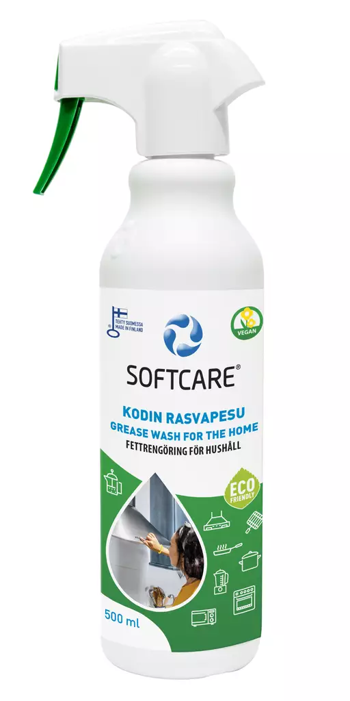 Softcare Kodin rasvapesu 500ml - Erikoispesuaineet - 6416977715917 - 1