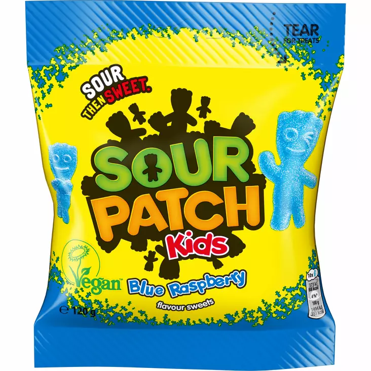 Sour patch kids blue raspberry 120g - Karkit - 7622202855467 - 1