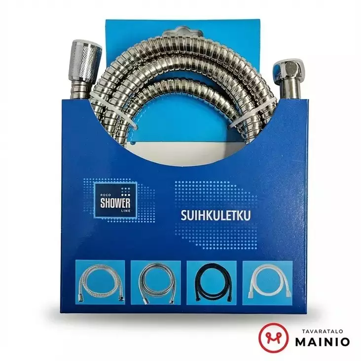 Suihkuletku 2,0-2,5m kromattu - Suihkuletkut - 6438506004217 - 1