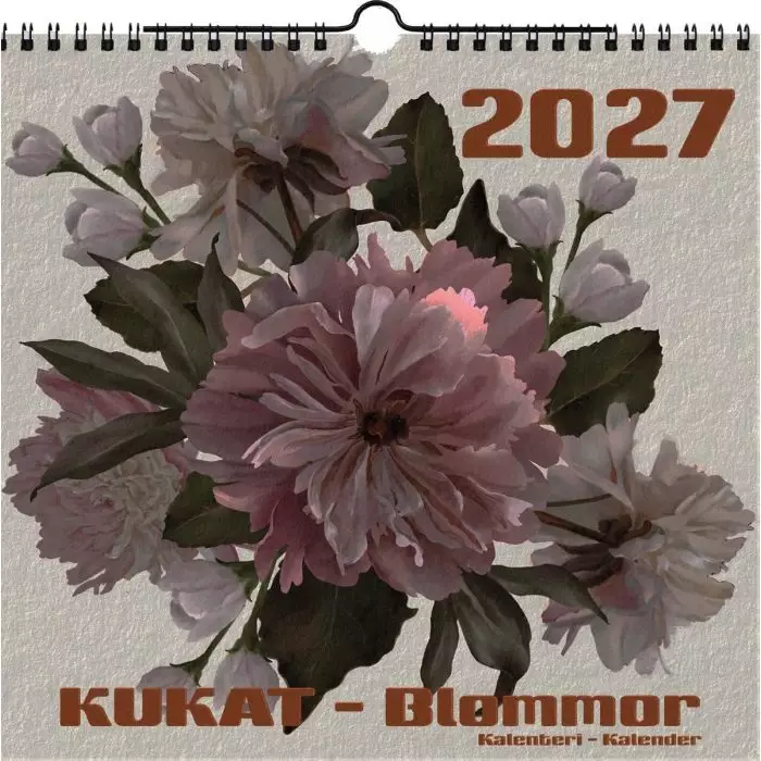 Suomen AIKA kalenterit Kukat 2025 - Kalenterit - 6429810296207 - 1
