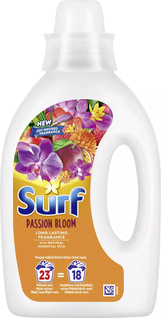 Surf Passion Bloom Pyykinpesuaine 920ml - Pyykinpesu- ja huuhteluaineet - 8720181520877 - 1
