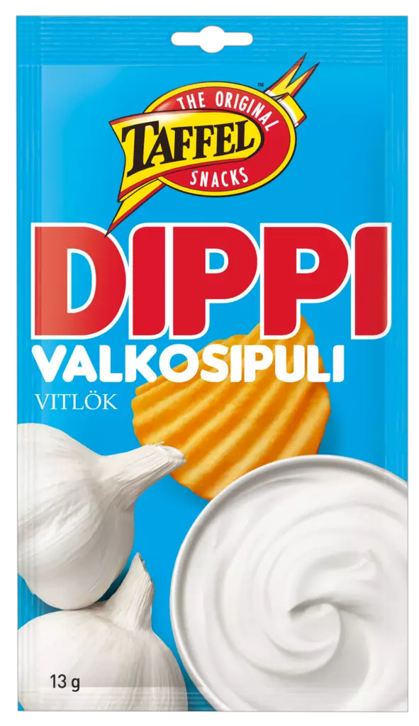 Taffel dippi Valkosipuli 13g - Dippijauheet - 6410381095337 - 1