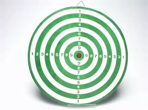 Tikkataulu 14'' 3/4'' vihreä/valkoinen - Kesäurheilu - 6438159012027 - 1